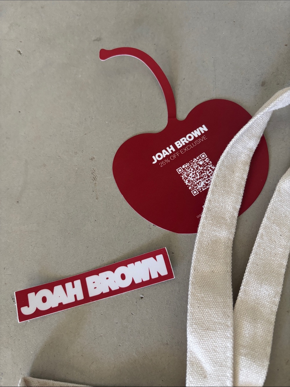 New “Joah Brown Los Angeles” LA Pop Up Exclusive Tote Bag & sticker - Picture 3 of 7